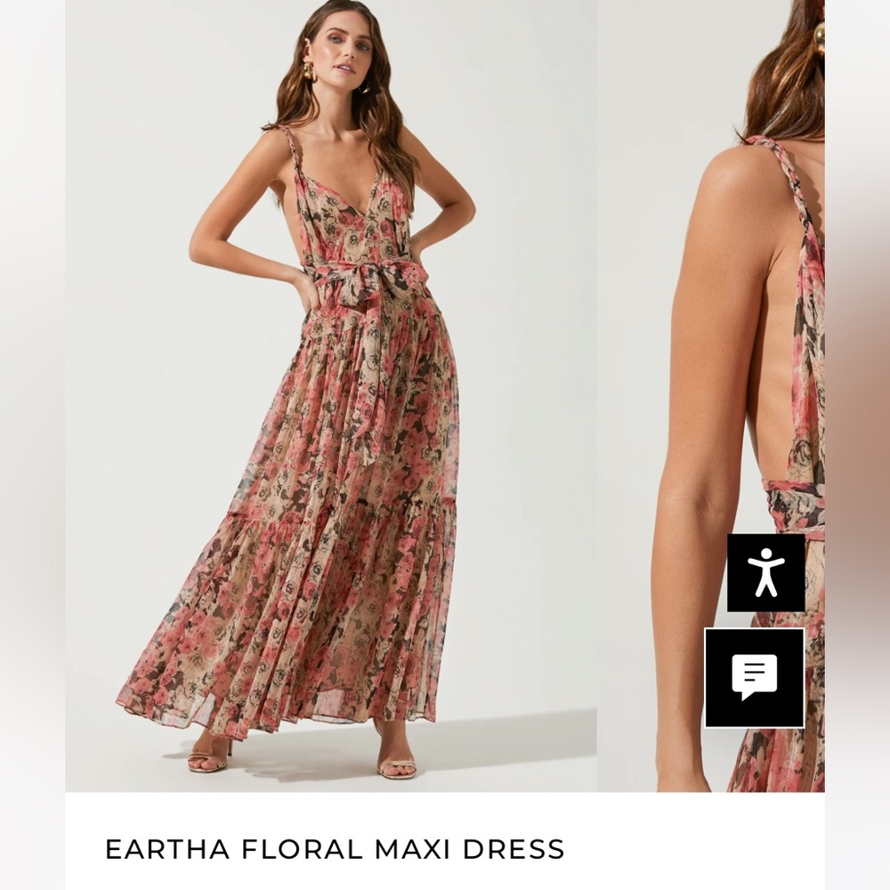 ASTR the label Eartha Floral maxi dress